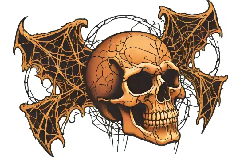 Skull And Webs All