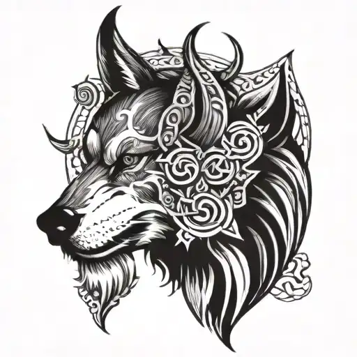 Depression And Suicidal Awareness Thats Viking Related With An Ace And A Wolf