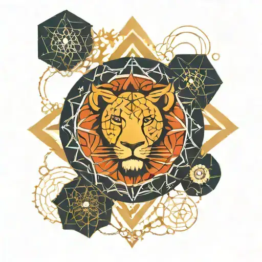 Leo Sacred Geometry Patterns
