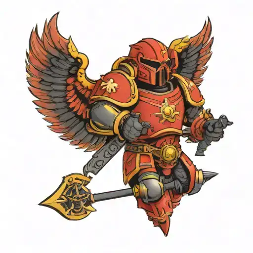 Inspired By Warhammer 40K Blood Angels