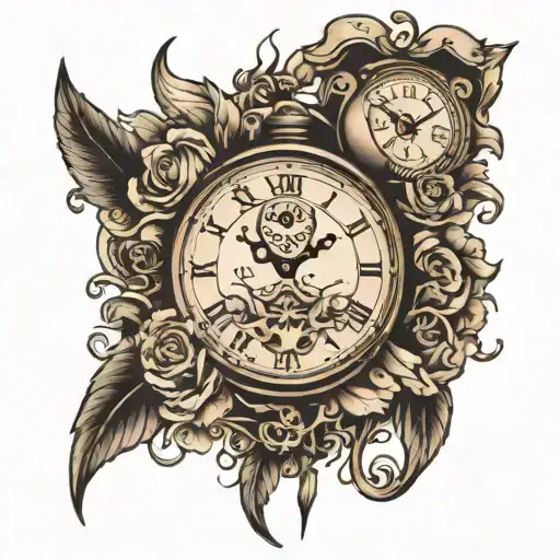 Clock With A Date
