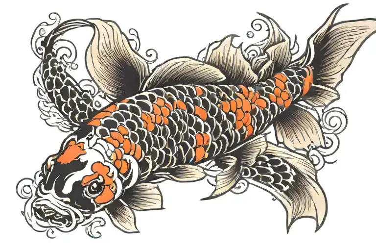 Koi Fish Turn