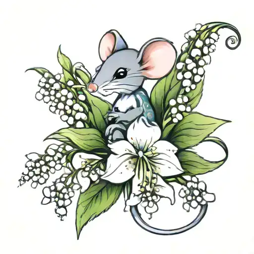 Mouse Lily Of The Valley Flower