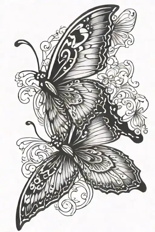 Quote With Butterfly Wings