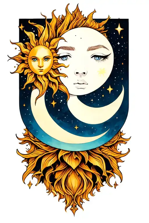 Sun And Luna And Stars