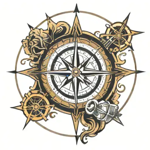 Compass With Star Wars