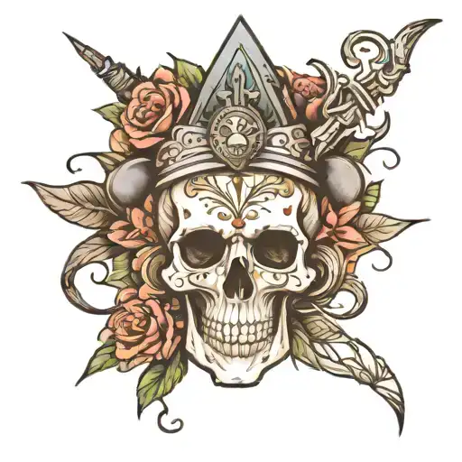 Skull Time Life Magic