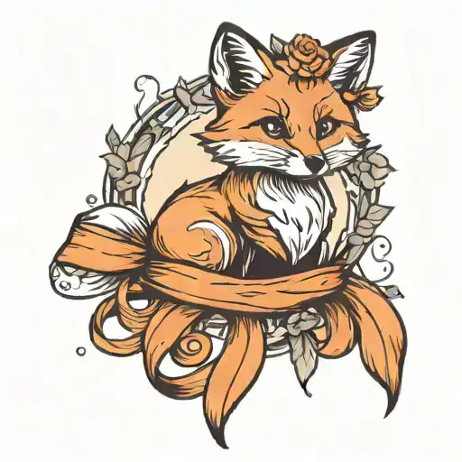 Ribbon And Fox Tiny