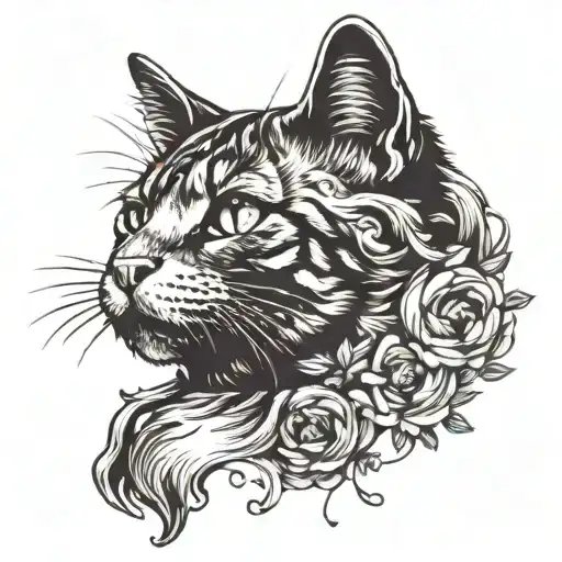 Cat Nose Print Shooting Comet