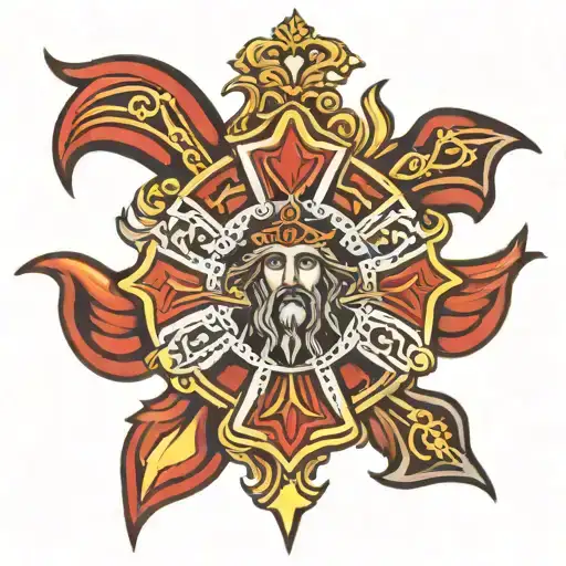 Jesus Christ Maltese Cross