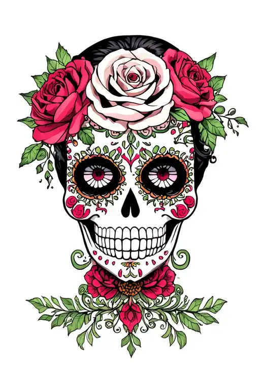 Bride Sugar Skull