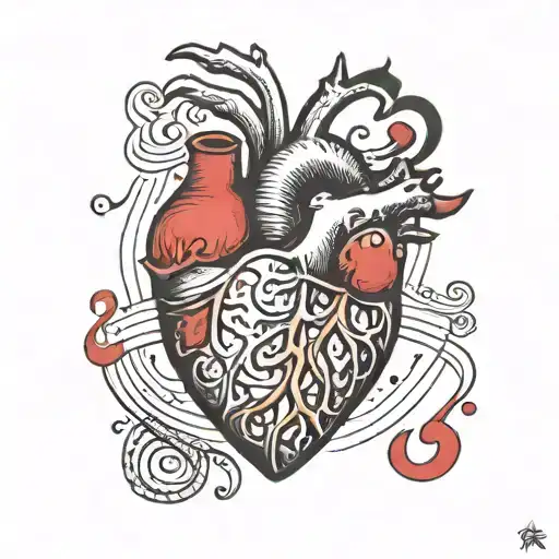 Anatomical Heart Music Notes