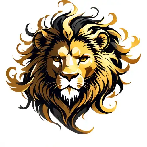 Golden Spiritual Lion