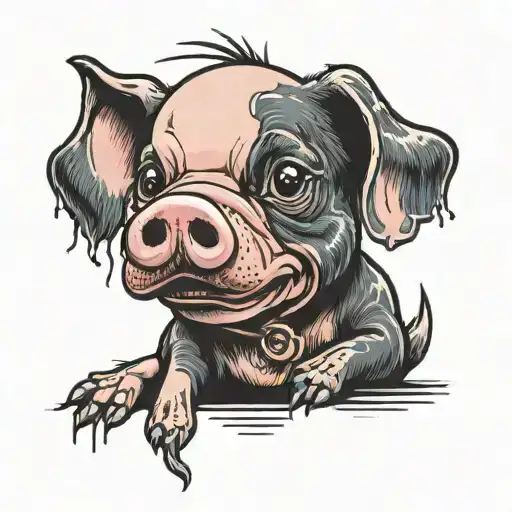 Dog With A Pigs Head