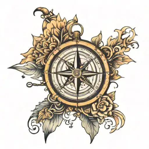 Compass With Names Incorporated