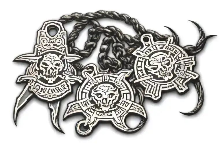 One Man Army Dog Tags