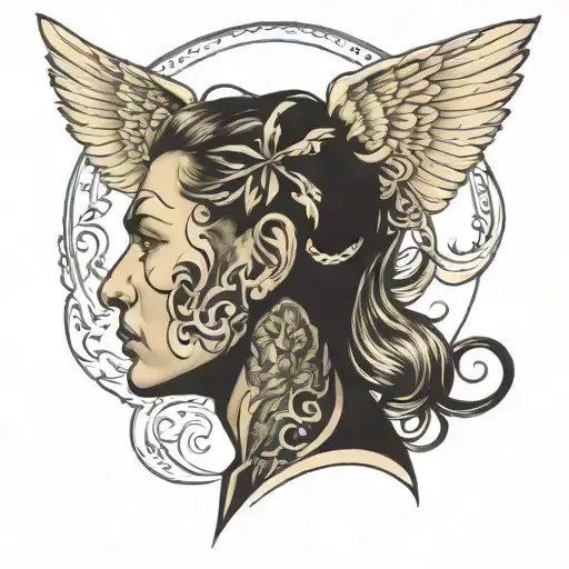 Angel Side Veiw Face