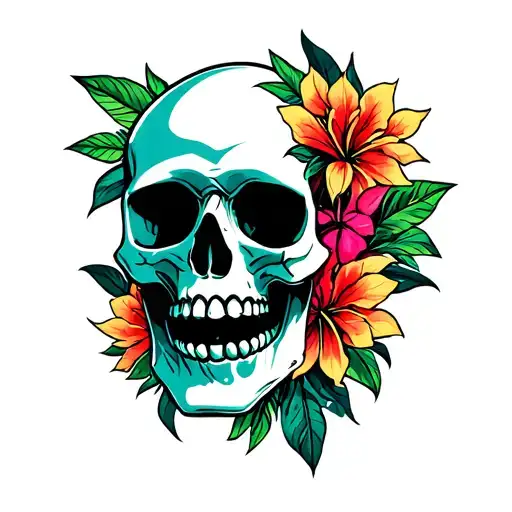 Costa Rica Island Skull