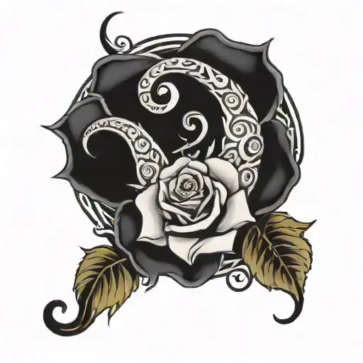 Strange Music Logo And Rose Intertwined