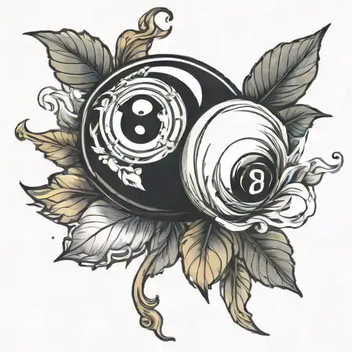 8 Ball Cover Up Into A Flower