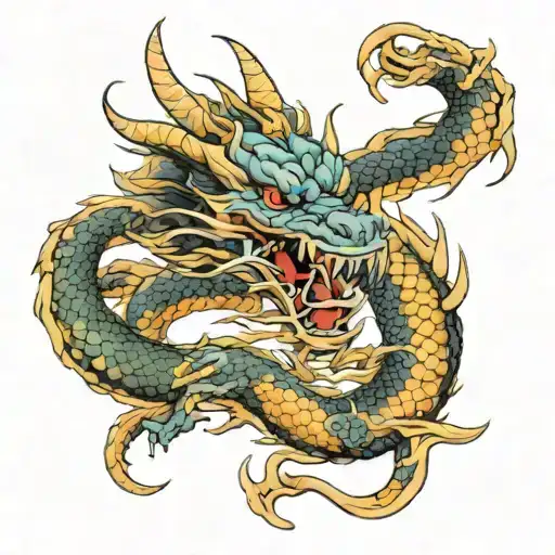 King Kai Dragon Wrapped