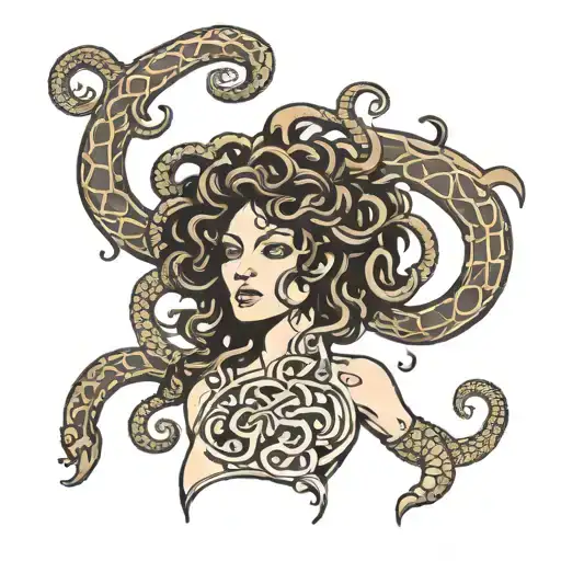 Medusa With A Semi Colon Incorporated Somehow
