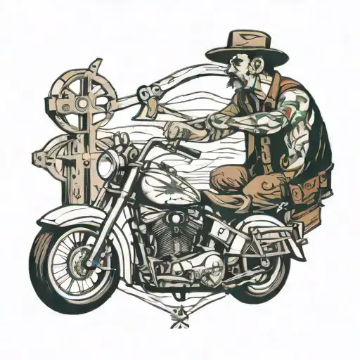 Mechanic Crosses Shooting Country