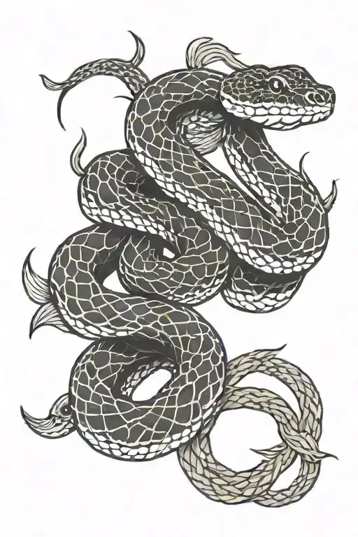 Snake Embroidery