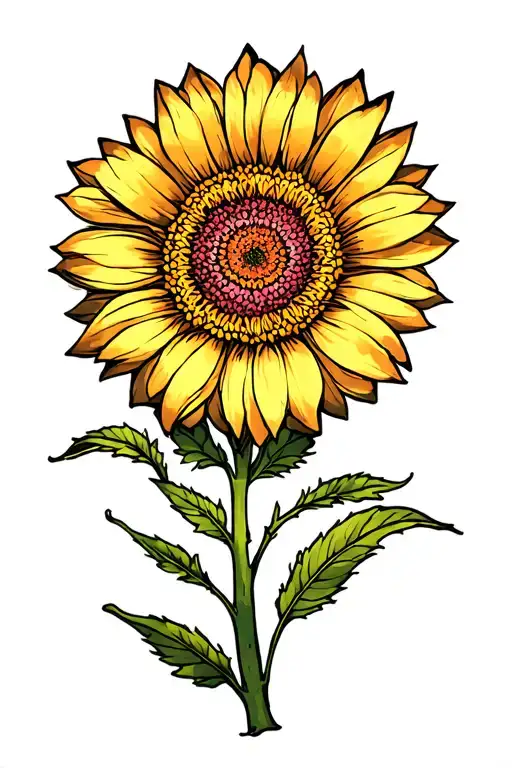 Autism Sun Flower Blooming