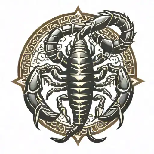 Scorpion Tribal Black