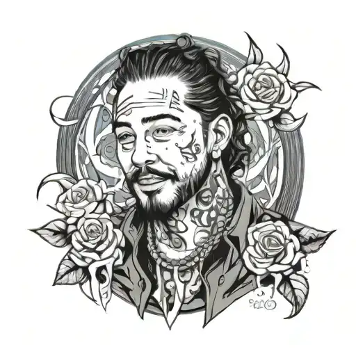 Post Malone Portrait