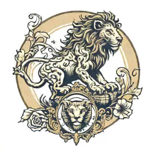 The Fool Tarot As A Lion