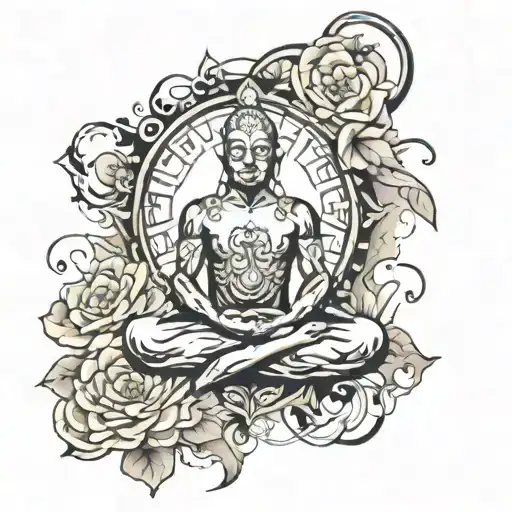 Meditation Pray Abstract