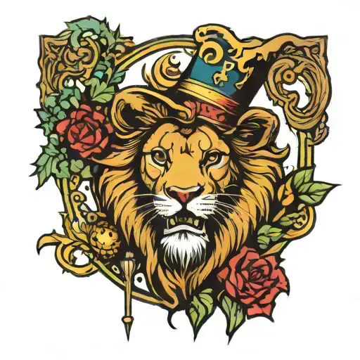 The Fool Tarot As A Lion Jester