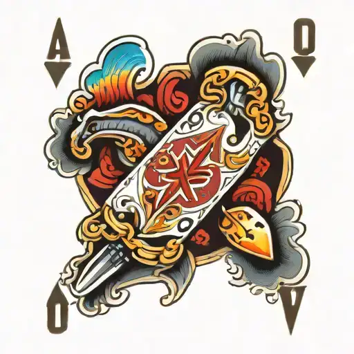 A10 Thunderbolt Poker Card Deck