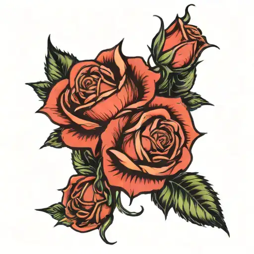 Roses And The Word 'Larose'