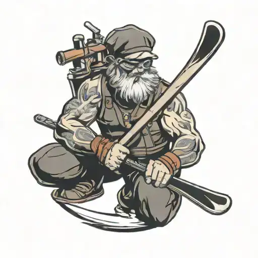 I Love Skiing Bartending Weightlifting And My Friends