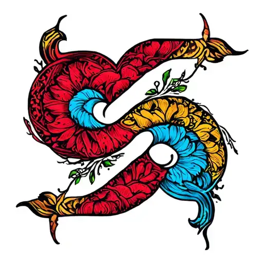 Love Symbol Merging Seamlessly