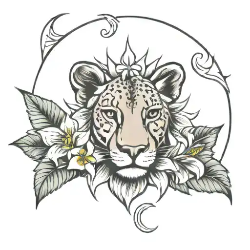 Lioness Sun Moon Lily