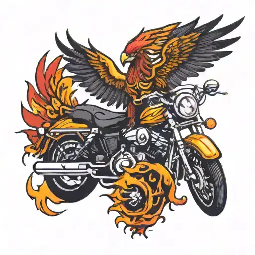 Phoenix On Motorcycle Merging