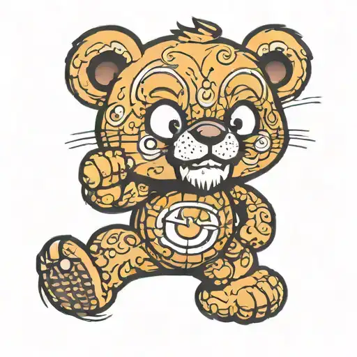Garfield Pookie Bear Standing
