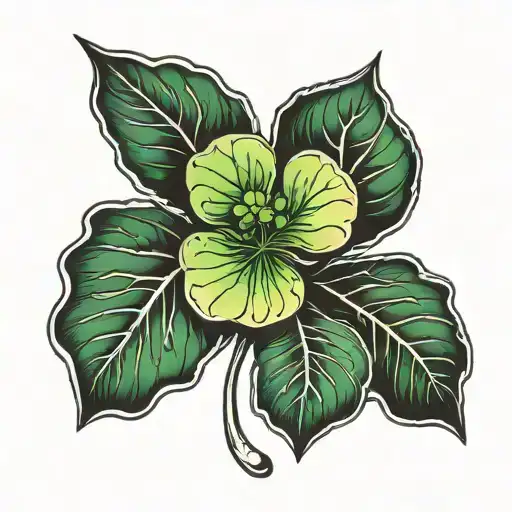 Dead Leaf Clover Revealing A New Leaf