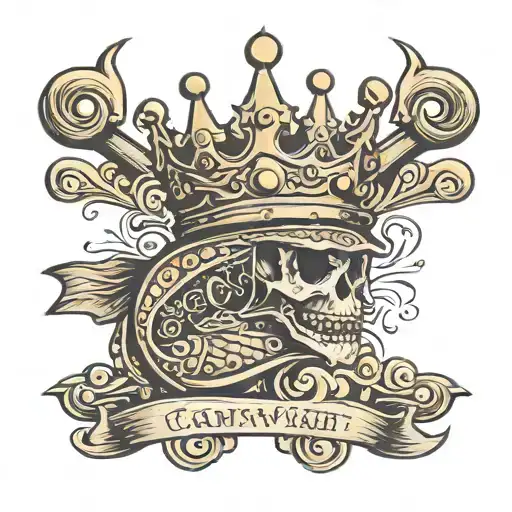 Crown Last Name Skateboard Fishing