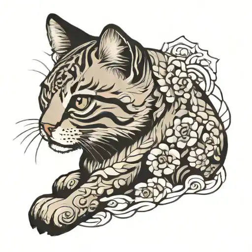 Simba Cat Sitting Inside