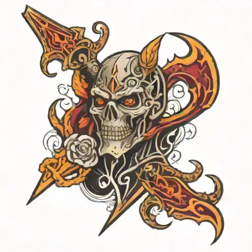 Tattoo On Arm About Lord Voldamort I Serve The Dark Lord