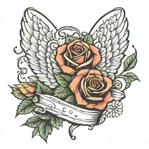 Roses Angel Wings Salem Ivey