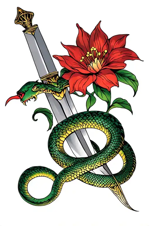 Sword Snake Flower