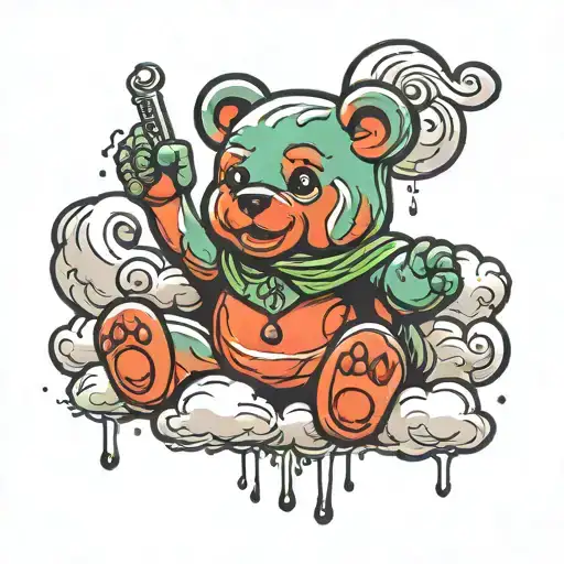 Gummy Bear On Cloud