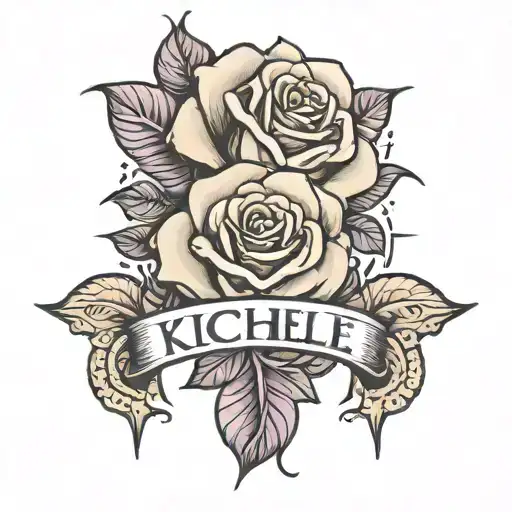Roses With The Word Kichele