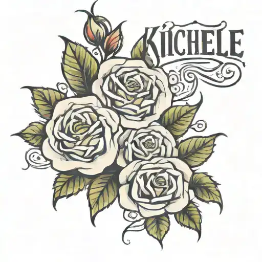 Roses With The Word Kichele